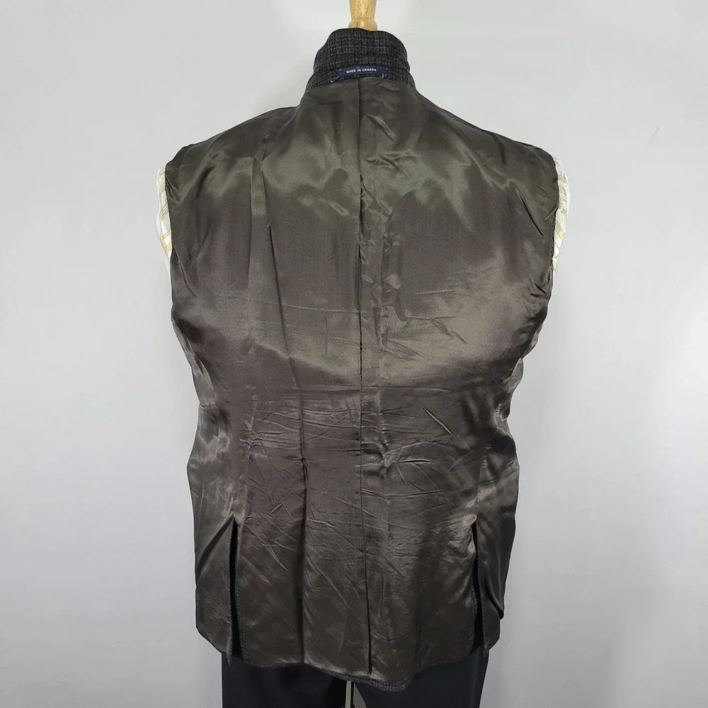 Daniel Cremiux Cooper SPJ Men's Sport Coat Blazer Two Button Flannel‎ Wool 44S